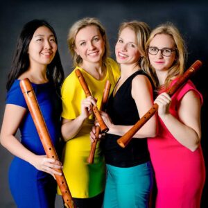 15.00 a 16.30 Londýnské flétnové kvarteto i Flautisti / Vodárenská věž Letná (pro děti od 3 do 8 let)